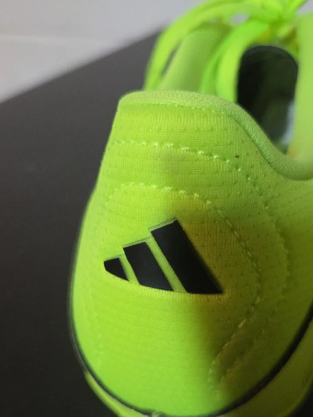 adidas Mens Copa Pure 3 Club Black & Neon Green Soccer Cleats